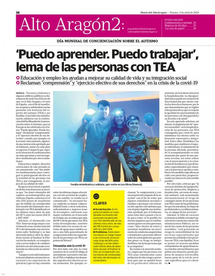 3 de abril Diario del Altoaragón (página izquierda)
